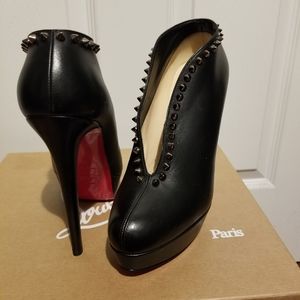 Christian Louboutin Black Booties